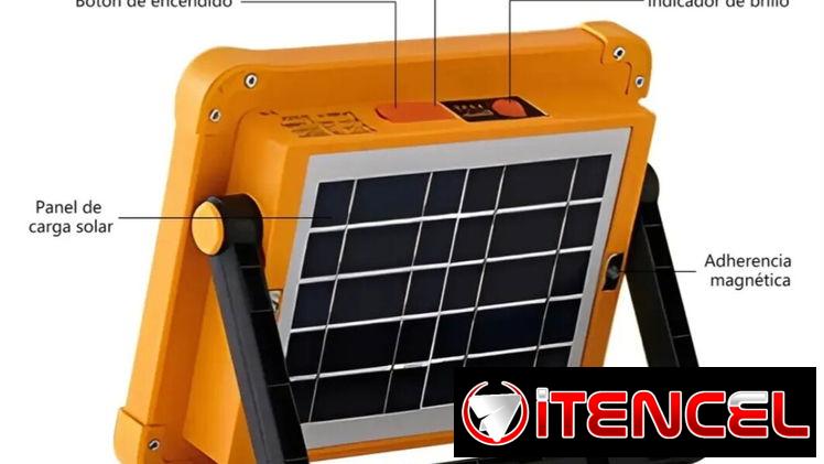 Lámpara solar portátil