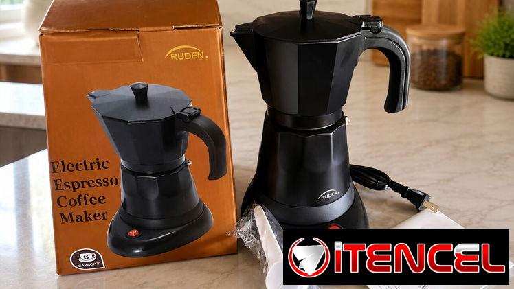 30 usd☕️*Cafetera Eléctrica RUDEN de 3-6 tazas*☕️