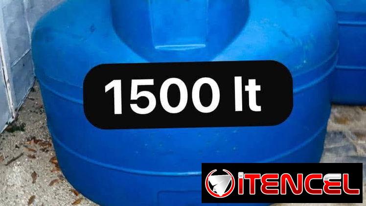 Tanque de 1500 litros manzana con transporte