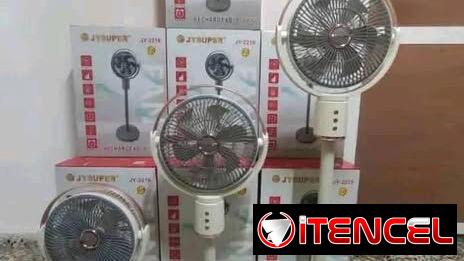 Ventilador recargable 3 en 1 hasta 20 horas, 12000 mhap Cabezal giratorio 360° precio 90 USD Transporte Incluido