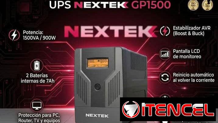 Backups Nextel GP1500 con 2 bateria 12V/9A con mensajería incluida