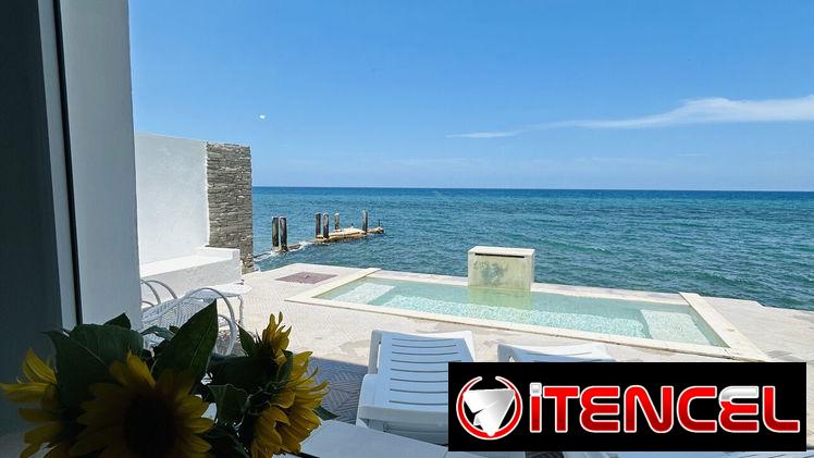 Se alquila casa de playa,Santa Fe. Opciones para grupos o parejas. Casa frente al mar con piscina y paneles solares.