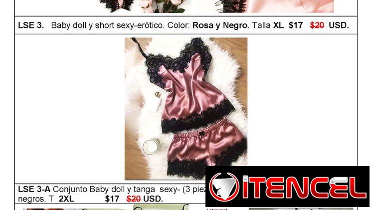 NUEVO SURTIDO. CATÁLOGO DE LENCERÍA SEXY-ERÓTICA SIGUE LA REBAJA + Clips Anti-ronquidos.