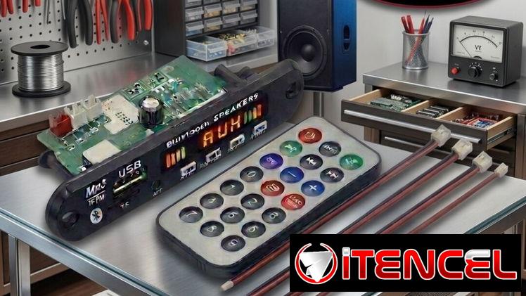 Módulos de audio sin y con amplificador