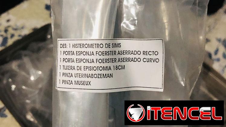 Kit de cesaría es de acero inoxidable trae 22 piezas