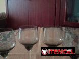 Elegantes copas vintage en color humo