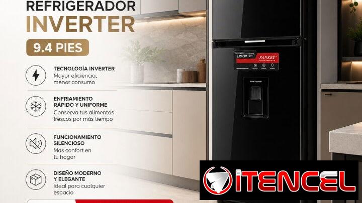 9.4 pies > Refrigerador Sankey Inverter