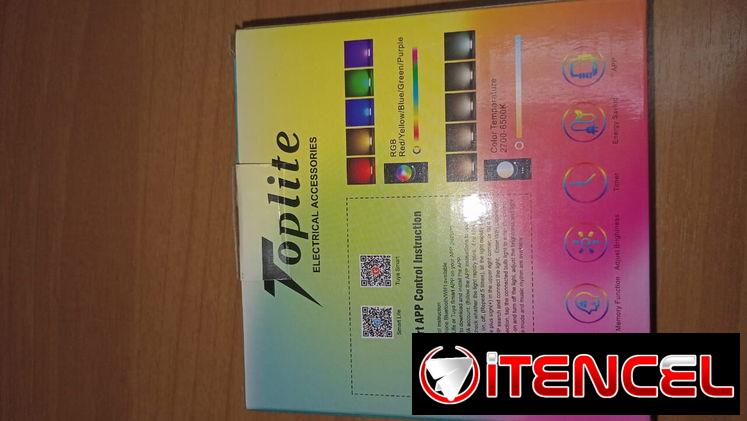 LÁMPARA INTELIGENTE LED EMPOTRADA RGB 3W, ENTREGA DE FACTURA. VARIEDAD DE ÚTILES DEL HOGAR, ETC