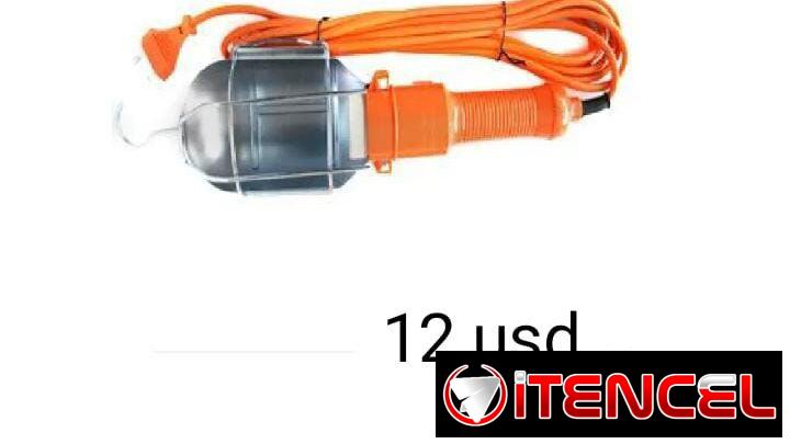 Lampara de trabajo para mecánico con cable de 5mtrs