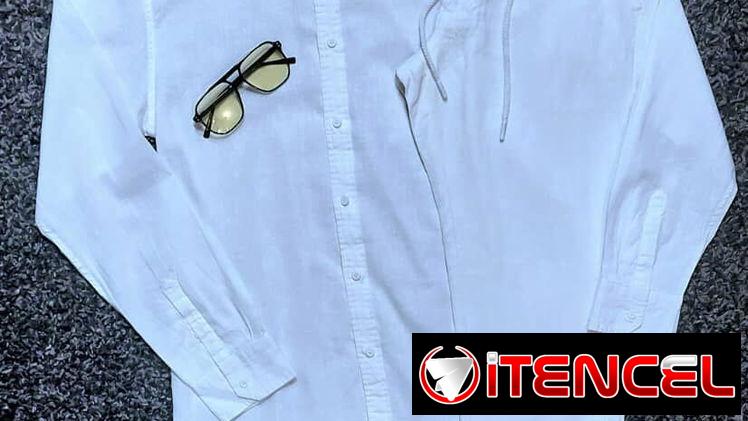 Ropa blanca, conjunto blanco de lino,  camisa blanca,  pantalón blanco, juegos blancos de lino para hombres