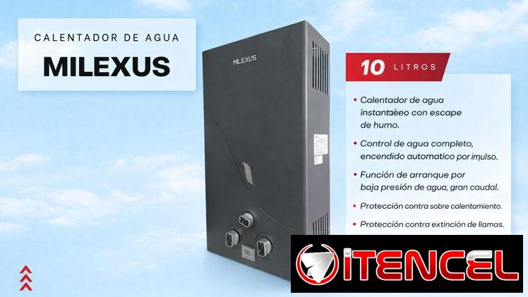 Calentador de agua Milexus de 20 litros