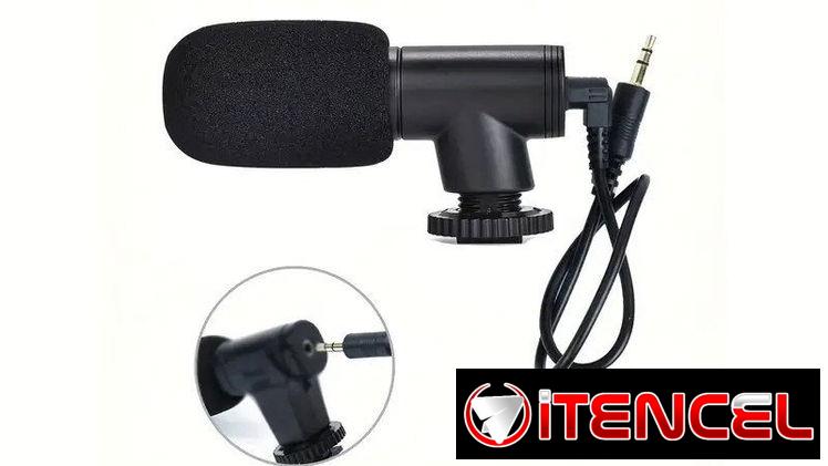 Trípode para teléfono móvil con micrófono y luz led