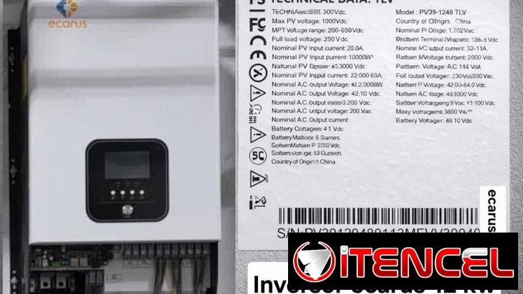 Inversores, bases para paneles, baterías, todo para panel solar
