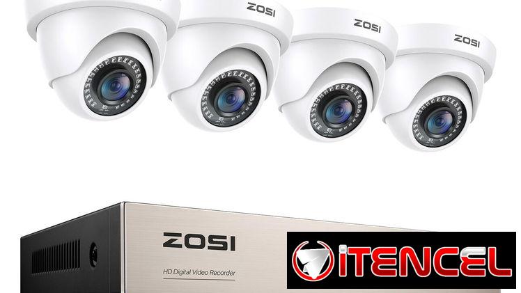 Kit de 4 camaras zosi domo