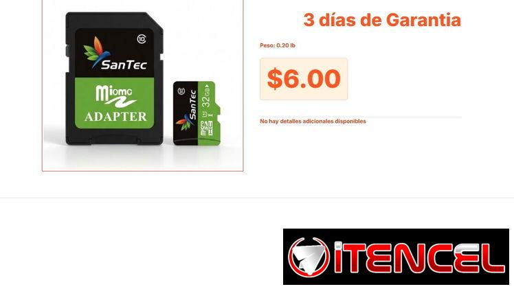 Memoria Micro SD 32GB: Plug & Play para Cámaras y Dispositivos GPS VPT#-0408