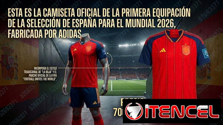 Camiseta del mundial España