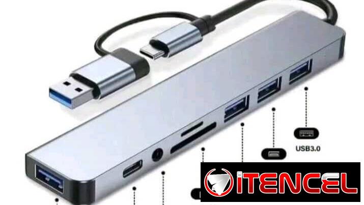 Regleta tipo c de puerto USB 3.0
