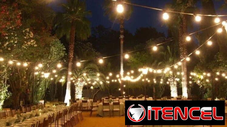 GUIRNALDAS LED. DECORACIÓN DE RESTAURANTES, TERRAZAS, EVENTOS
