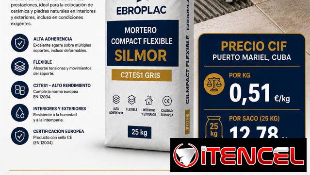 CEMENTO COLA DE 25KG SILMOR CALIDAD EUROPEA