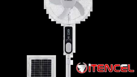 VENTILADOR SOLAR RECARGABLE 16″ STAVEL  $70.00