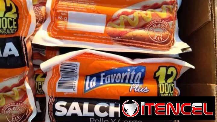 Salchicha de pollo y cerdo paquete de 408 g