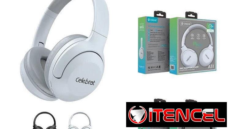 Audífonos Bluetooth Celebrat A31 A34 y A40