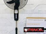 Ventilador recargable con lámpara leed