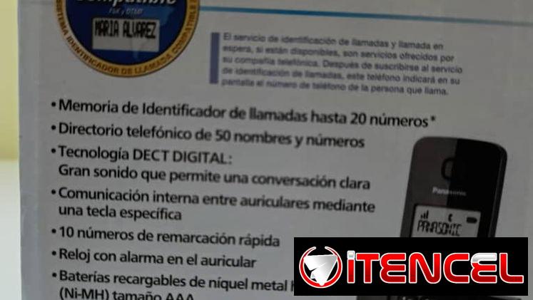 Teléfono inalámbrico Panasonic de 2 bases nuevo a estrenar por usted