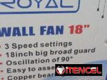 VENTILADOR DE PARED 18″ ROYAL 95W, ENTREGA DE FACTURA, VARIEDAD DE ELECTRODOMÉSTICOS, ETC