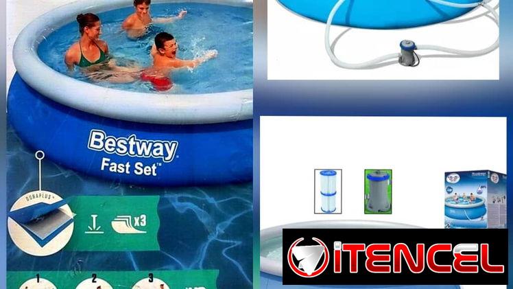 ‼️REBAJA Piscina GRANDE Bestway inflable 3.66×76