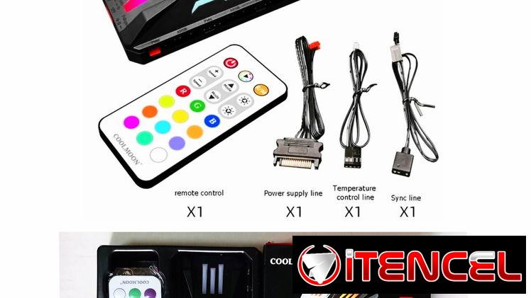CAJA CONTROLADORA COOLMOON 3 PINES ARGB CON SU MANDO (NEW)
