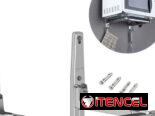 Soporte micro – Estante para horno microondas, estante de cocina, cocina de acero inoxidable 304 plegable para microonda