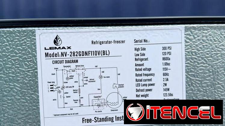 REFRIGERADOR DE 10 PIES CONGELACIÓN SECA Y EFECTO ESPEJO 400 USD