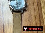 Reloj para hombre, taquímetro ,pulsera de cuero, cuarzo.