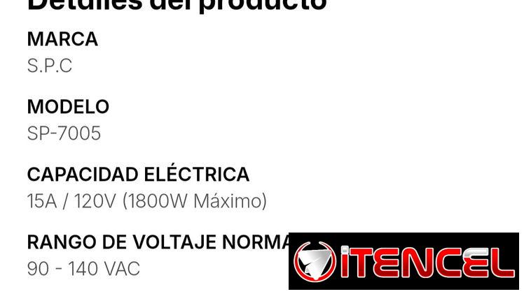 PROTECTOR DE VOLTAJE SPC 120V