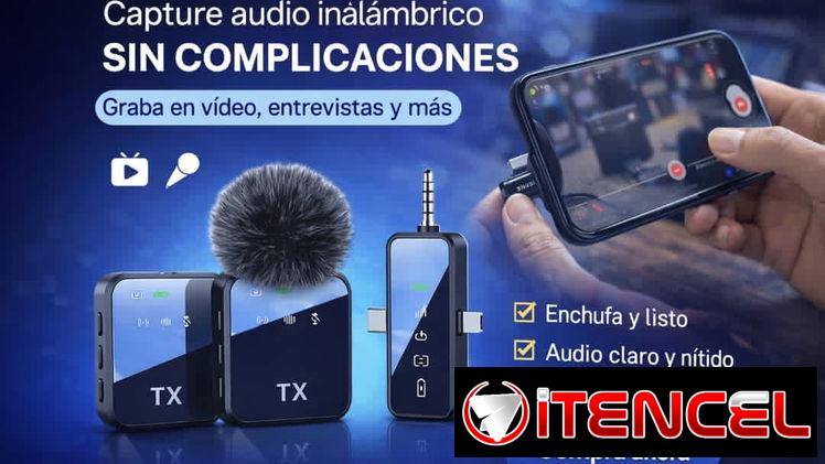 Micrófonos TX excelente calidad de audio reducción de ruido a tres tiempo