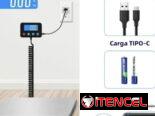 Báscula Comercial Digital 200 Kg Con Lcd. Batería Recargable. Ideal Para Negocios, plataforma de 23.5×29.5cm.