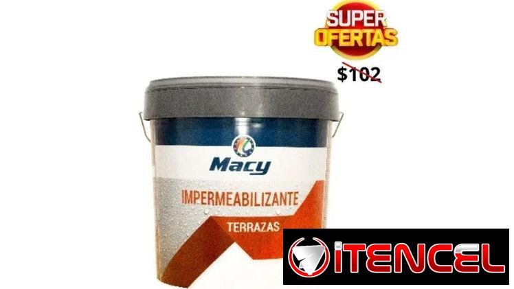 PINTURA IMPERMEABILIZANTE TERRAZA MACY 15 LTS VPT-0279