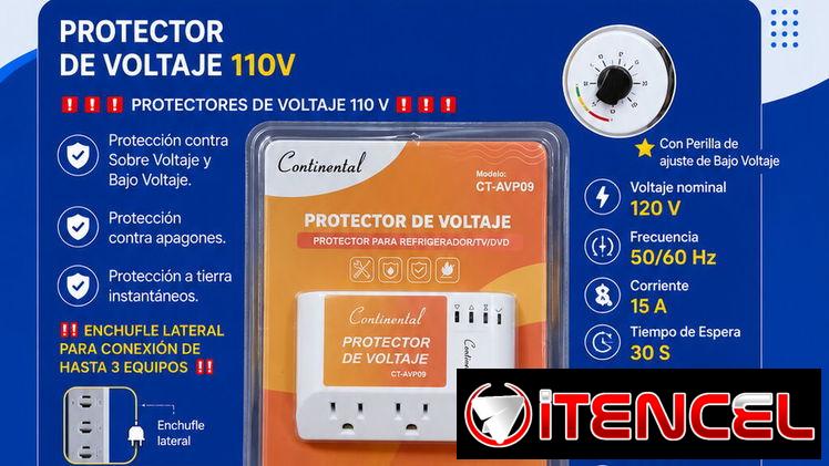 Protector de voltaje para equipos. 110 V