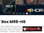 TV Box M98-H6. Se incluye: Mando a distancia y cable HDMI