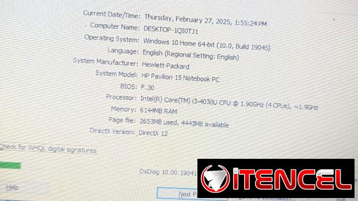 Vendo laptop hp Pavillon 15 con 750 GB HDD, 6 ram, micro i3 4ta