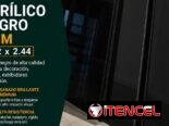 Pvc blanco 6mm (1.22 x 2.44), acrilico espejo 3mm