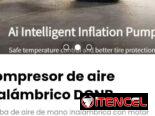 Compresor de aire inalámbrico DCNB. Bomba de aire de mano inalámbrica con motor brushless.