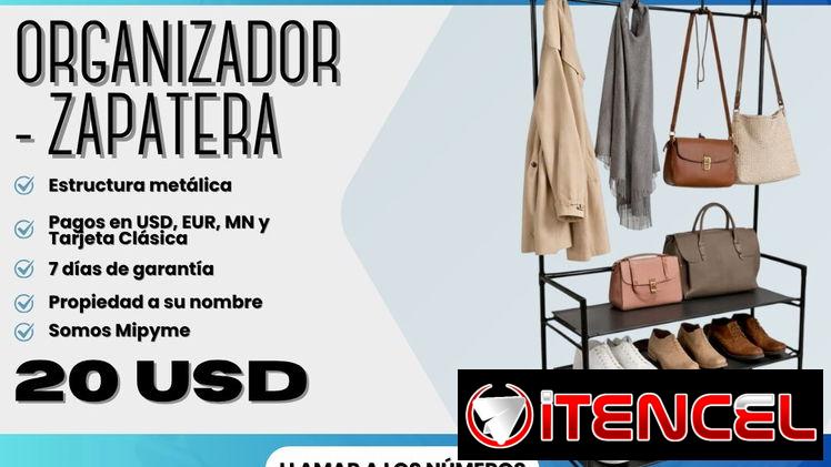 👟 CLOSET CON ZAPATERA 3 NIVELES 💲 Precio: 20 USD
