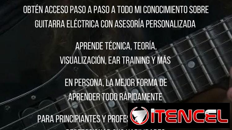 Clases de Guitarra Electrica Presenciales.  Queda solo 1 espacio disponible.
