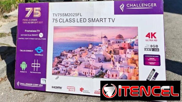 Smart Tv de 75″ con soporte incluido