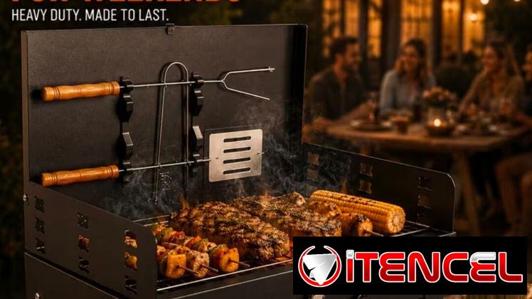 Parrilla de carbon portatil