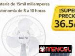 Ventilador recargable