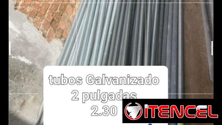 ❎❎Tubos galvanizado de 2 pulgadas de cara gorda maxima calidad
