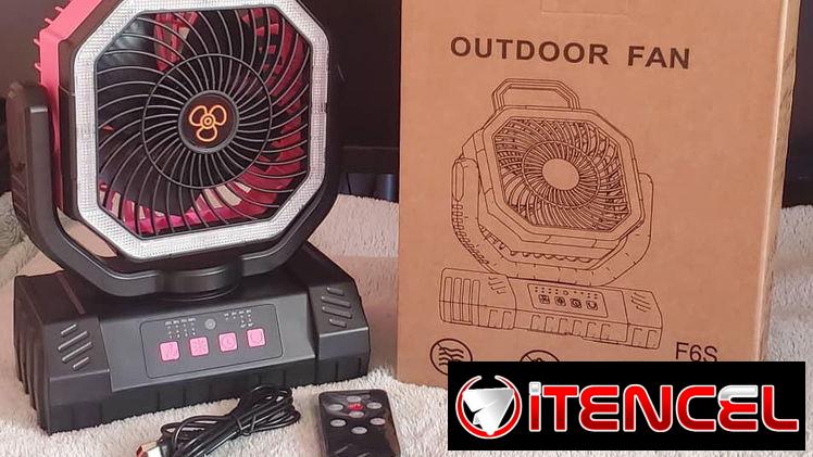 Ventilador recargable 20000 Mha Modelo F6S